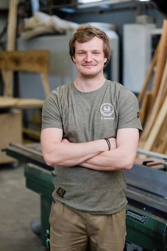 Hobelbank Späne Robin Schnasse, Tischlermeister & Inhaber